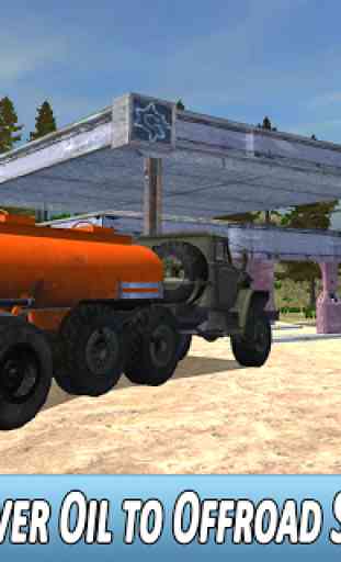 Simulador de caminhão de petróleo offroad 2