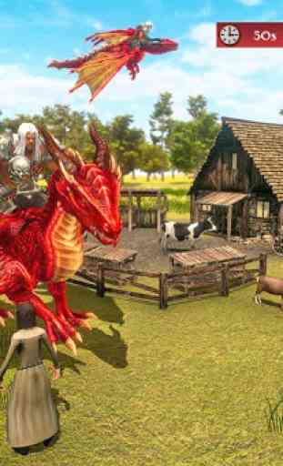 simulador de táxi de dragão voador: vila medieval 4
