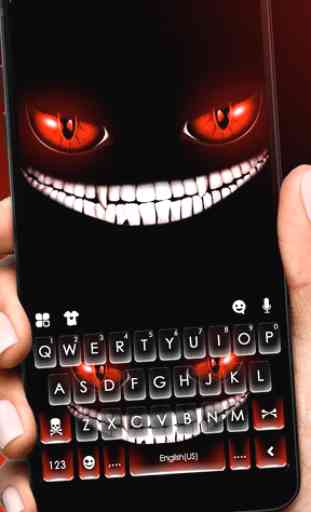 Tema Keyboard Evil Smile 1