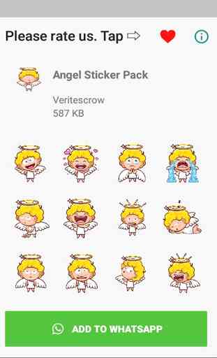 WASticker Apps Angel Stickers Pack 2