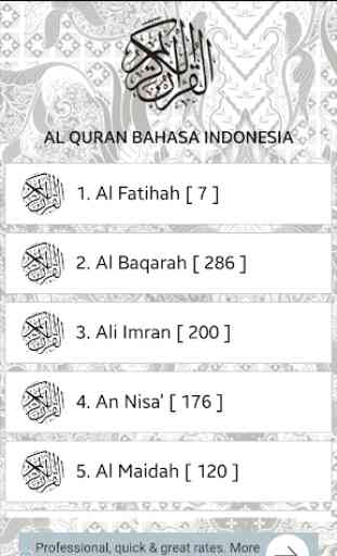Al Quran Bahasa Indonesia 1