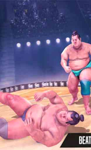 Arena de luta de luta livre de sumô 3