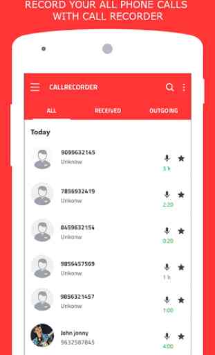 Automatic Call Recorder Free 1