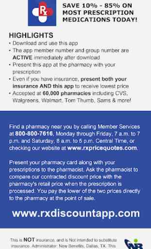 Cheap Prescriptions Discount Rx App 2
