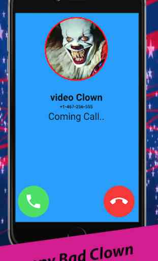 Clown Call Me ! Creepy Fake Video Call 3