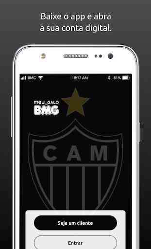 Conta Digital do Atlético Mineiro: meu Galo BMG 1