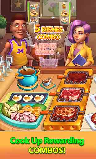 Cooking Tour: Craze Fast Restaurant Cooking Games 3