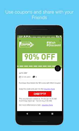 Coupons for Wish discount promo codes by Couponat 1