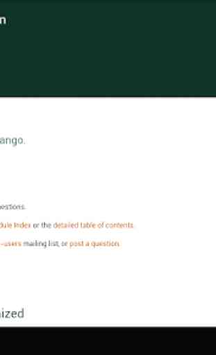 Django documentation & tutorial offline 4