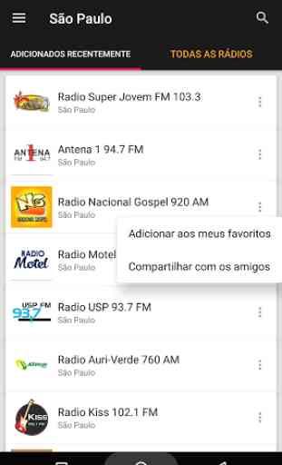 Estações de Rádio São Paulo - Brasil 2