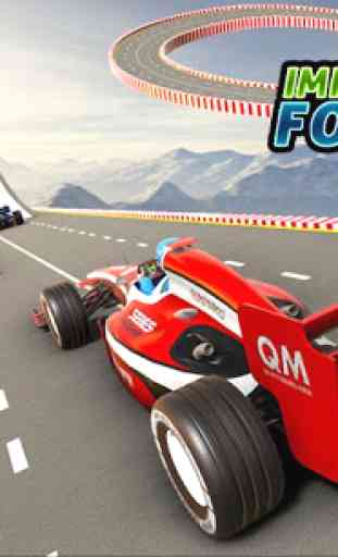Fórmula carro acrobacias corrida: rampa carro 2