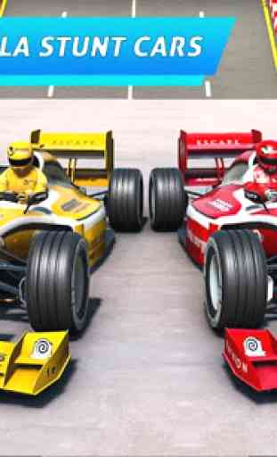 Fórmula carro acrobacias corrida: rampa carro 4