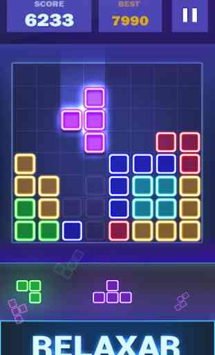 Glow Puzzle Blocos - jogo quebra-cabeça clássico 1
