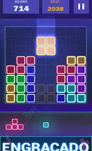 Glow Puzzle Blocos - jogo quebra-cabeça clássico 2