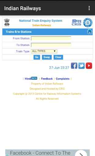 Indian Train PNR, Running Status, CRIS, IRCTC 2