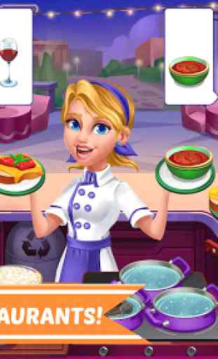 Jogos de Culinária para meninas - Restaurant Craze 2
