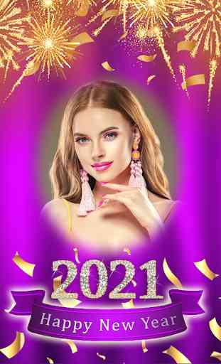 New Year 2021 Frame - New Year Greetings 2021 4