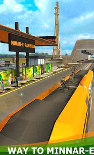 Orange Line Metro Train Game: New Train Simulator 3