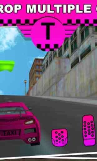Pink Lady Crazy Taxi Driver 3D 1