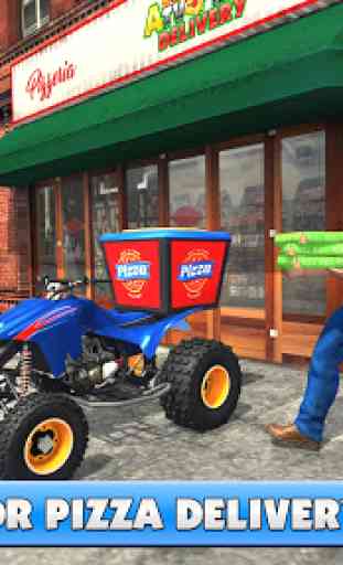 Pizza Delivery Boy ATV Quad Bike Games 3