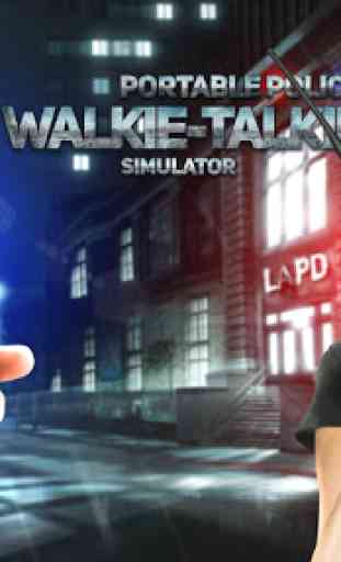 Portable police walkie-talkie joke game 2