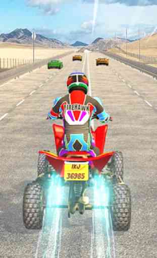 Quad ATV Traffic Racer 4