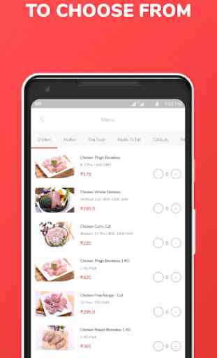 Raw Chicken, Mutton, SeaFood, Meat Ordering App 3