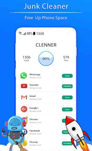 Speed Booster - 10 GB Ram Cleaner For Android 4