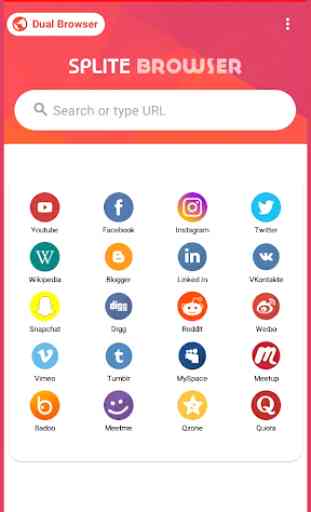 Splite Browser - All social media + Dual Browser 1