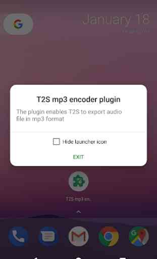 T2S plugin: mp3 encoder 1