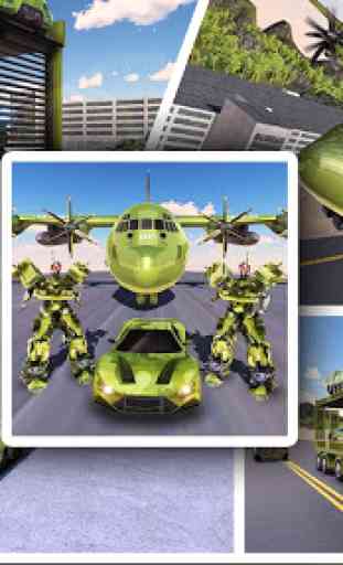 Transporte de avião de carga de transporte de robô 1