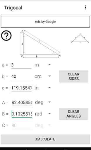Trigocal - Trigonometry calculator 1