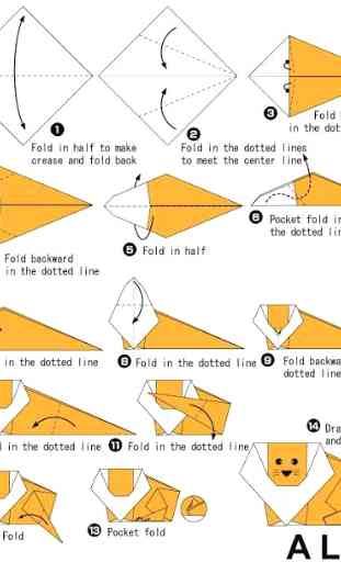 Tutorial de Origami Animal 2