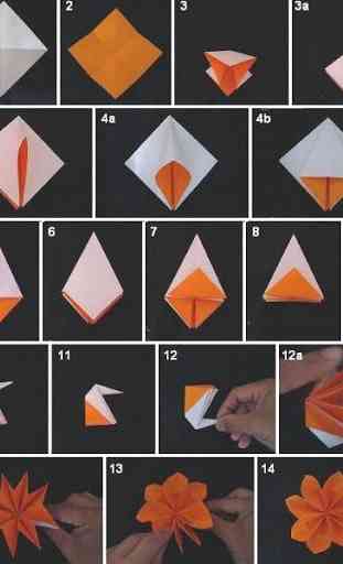Tutorial Flor de Origami 1