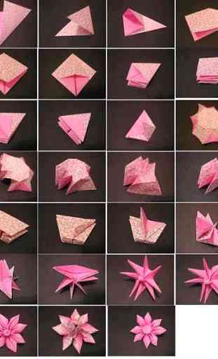 Tutorial Flor de Origami 2
