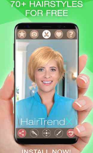 Woman & Girl Hair Styler App - Hair Color Changer 2