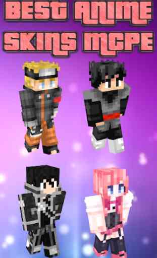 anime skins for minecraft pe 1