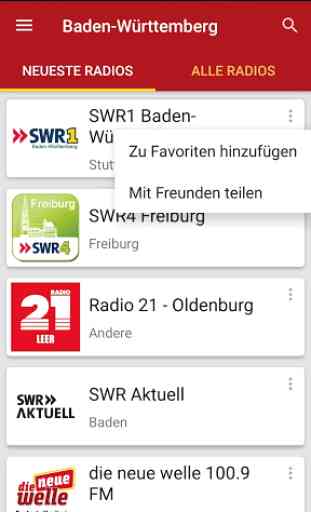 Baden-Württemberg Radiosender - Deutschland 2