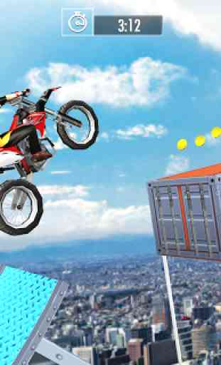 Bike Tricky Stunt Master Jogos grátis de bicicleta 1