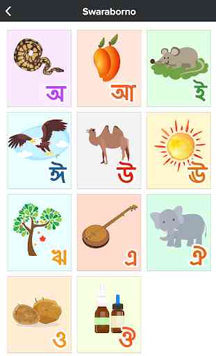 BorKnow Learn Bengali Alphabet 3