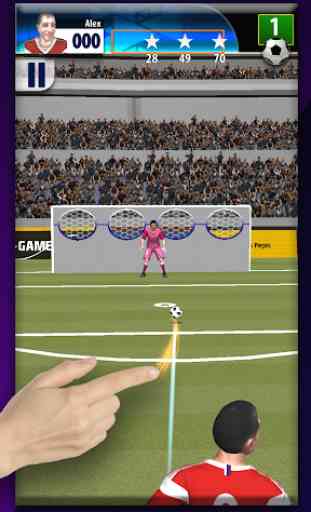 chutes real gratuitos jogo de futebol 3D 3