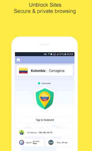 Colombia VPN Speed - Free VPN Hotspot 4
