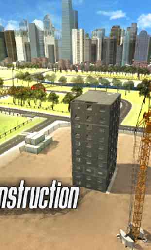 Construção de Arranha-céu Sim 3D 1