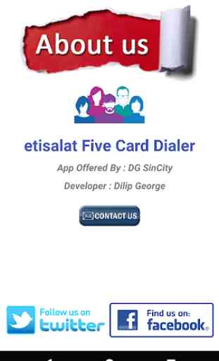 Five Card Dialer (etisalat) 3