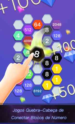 Hexa Cell -Jogo Quebra-cabeça de Conexão de Blocos 1