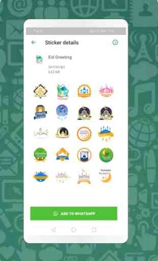 Juma - Eid Ramadan Hajj Mubarak Stickers 4
