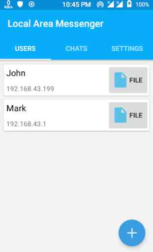 LAN Messenger - P2P Offline Chat and File Sharing 1