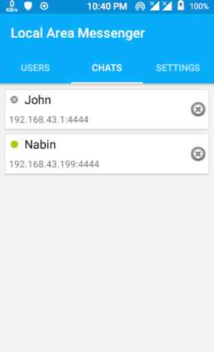 LAN Messenger - P2P Offline Chat and File Sharing 3
