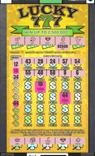 Lucky Lottery Scratchers 2