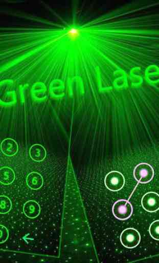 Luz laser verde Tema 4